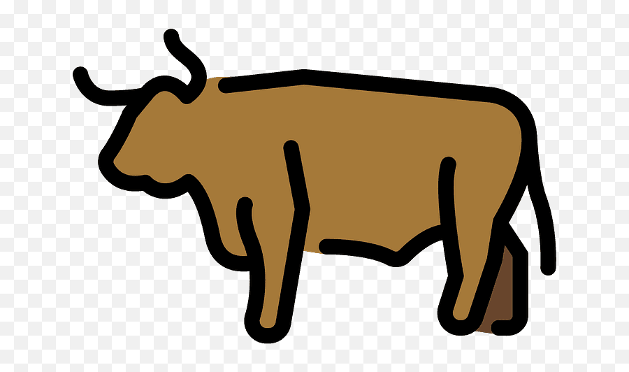 Ox Emoji Clipart - Emoticono Toro,The Goat Emoji