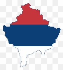 Flag Map Of Kosovo - And Emoji