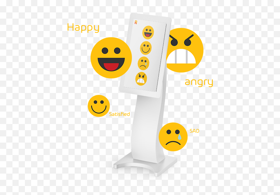 Happy Or Not Kiosk And Rewarding System Can Increase Your - Dot Emoji,Go Sms Emojis