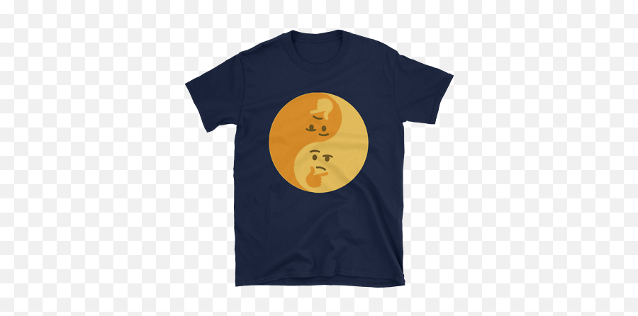 Thinking Face Emoji Yin - Antifa Shirt Star,Yin Yang Emoji