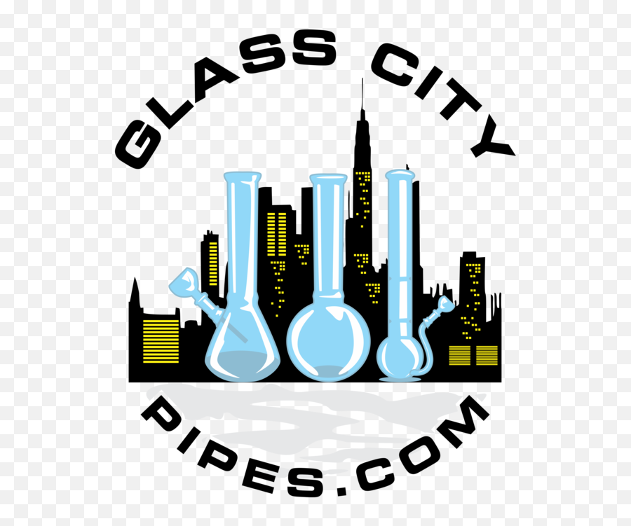 Glass City Pipes Bongs Dab Rigs Clipart - Glass City Pipes Logo Emoji,Bong Emoticon