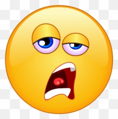 Uptrennd - Tired Emoji Face Png