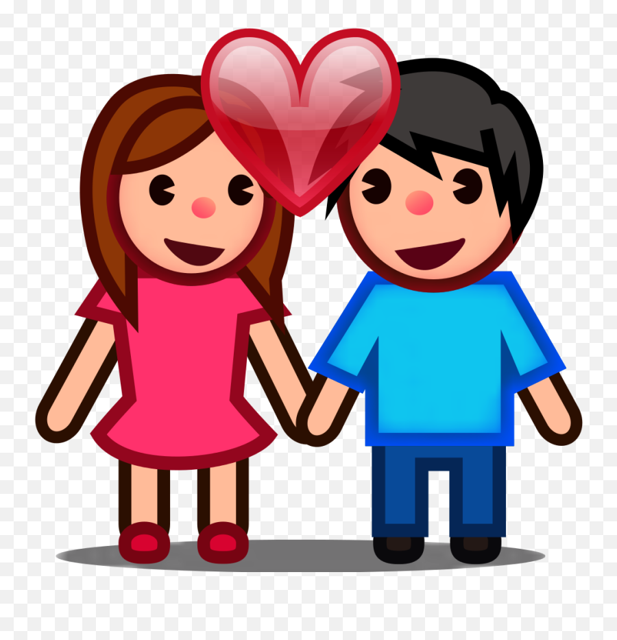 Peo - Emoji Man And Woman,In Love Emoji