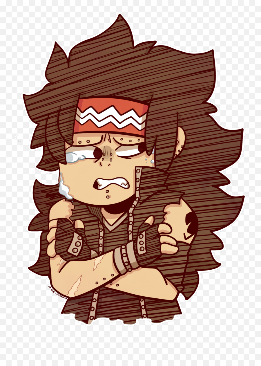 Awww Why Is Gajeel Crying Png Image - Crying Gajeel Emoji,Awww Emoji