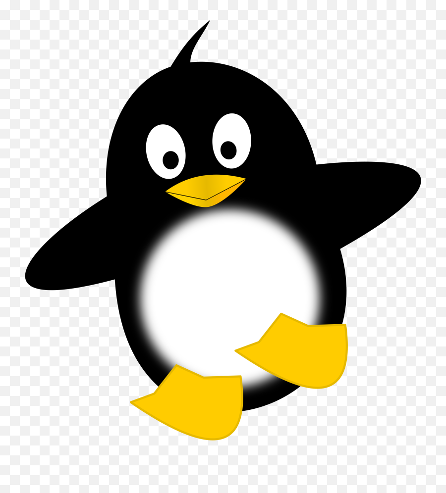 Funny Little Penguin Vector Clipart - Penguin Clipart Transparent Emoji,Is There An Eiffel Tower Emoji