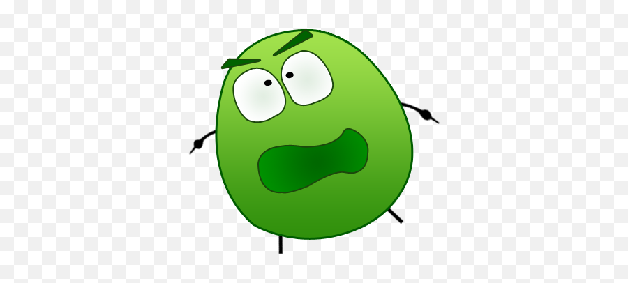 Green Bean Emoji - Cartoon,Bean Emoji