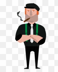 Mussel Clipart Dude - Png Cartoon Man Boss Emoji,Irish Dance Emoji
