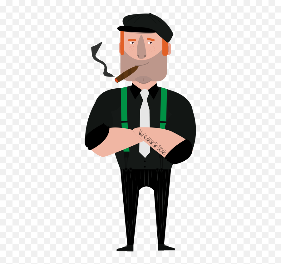 Mussel Clipart Dude - Png Cartoon Man Boss Emoji,Irish Dance Emoji