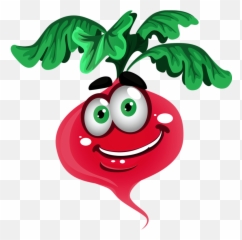 Rabanete Smiley Alphabet Clipart - Cartoon Vegetables Without Eyes Emoji,Emoji Creations