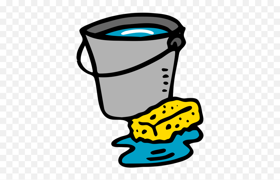 Bucket Of Water - Cleaning Clip Art Emoji,Fish Horse Emoji