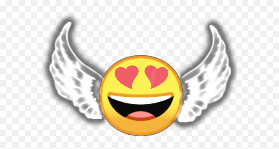 Emoji Emojis Angel Hearts Hearteyes Love - Cameron Boyce Wallpaper Rip,Angel Wings Emoji