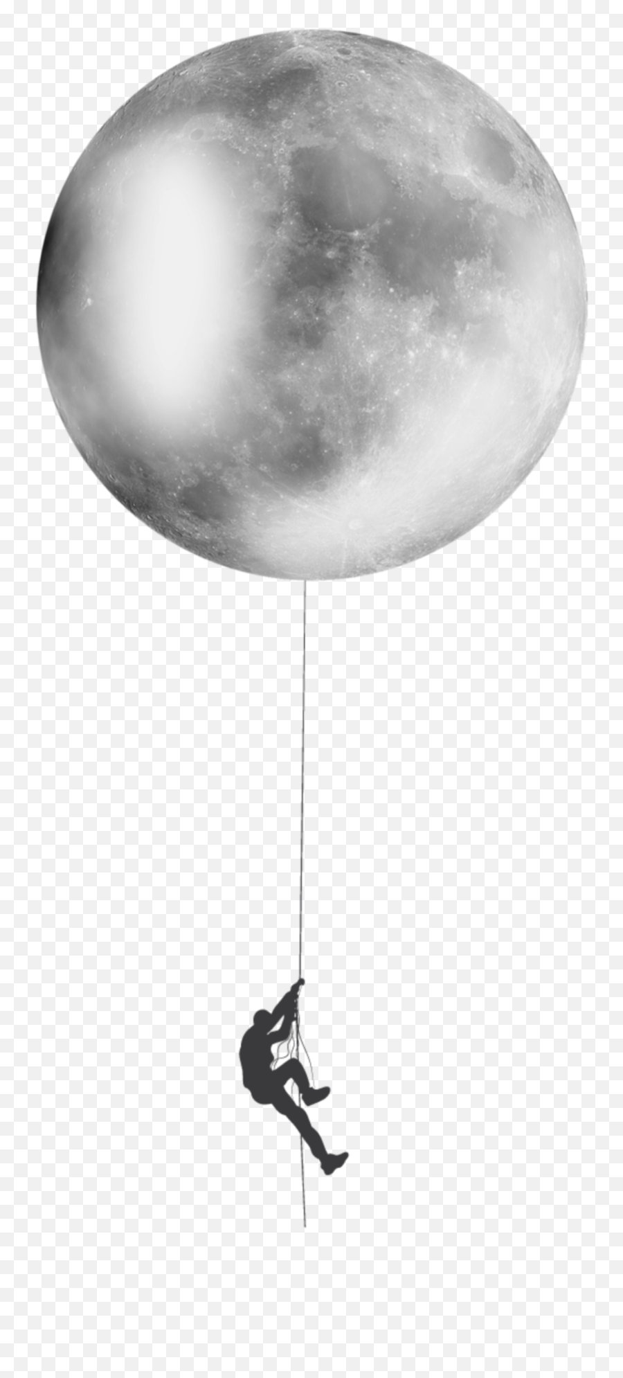Ftestickers Fantasyart Moon Man Climbing - La Lune Logo Png Emoji,Moon Man Emoji