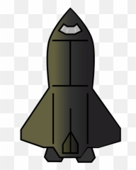 Spaceship Cliparts 2 - Spaceship Simple Emoji,Space Shuttle Emoji