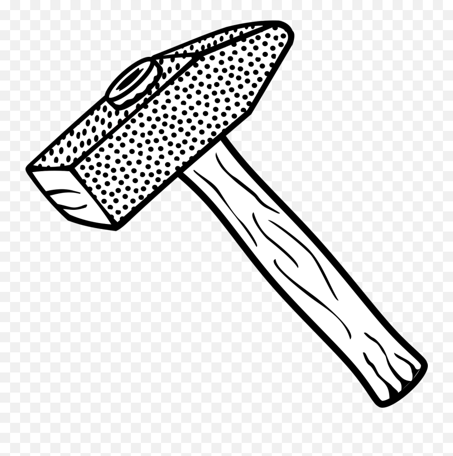 Hammer Tool Construction Equipment - Hammer Line Drawing Emoji,Construction Equipment Emoji