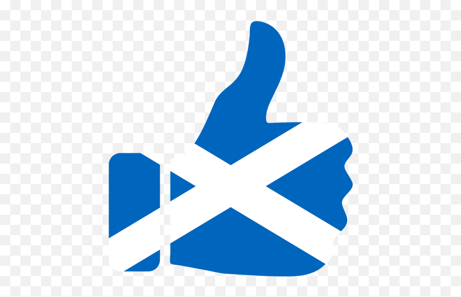 Pollici In Su Scozia - Scottish Clip Art Emoji,Emoji Come