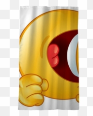 Laughing Emoticon Blackout Window - Smiley Face Emoji