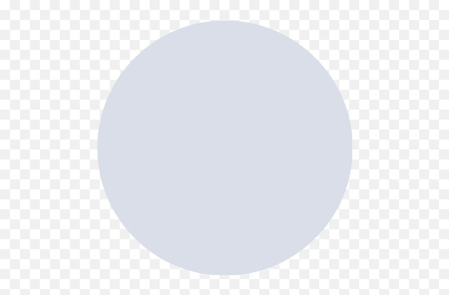 Medium White Circle Emoji For Facebook - Circle,Circle Emojis