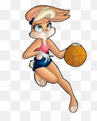 Basketball Clipart Bugs Bunny - Lola Bunny Looney Tunes Lola Bunny Png Emoji,Bugs Bunny Emoji