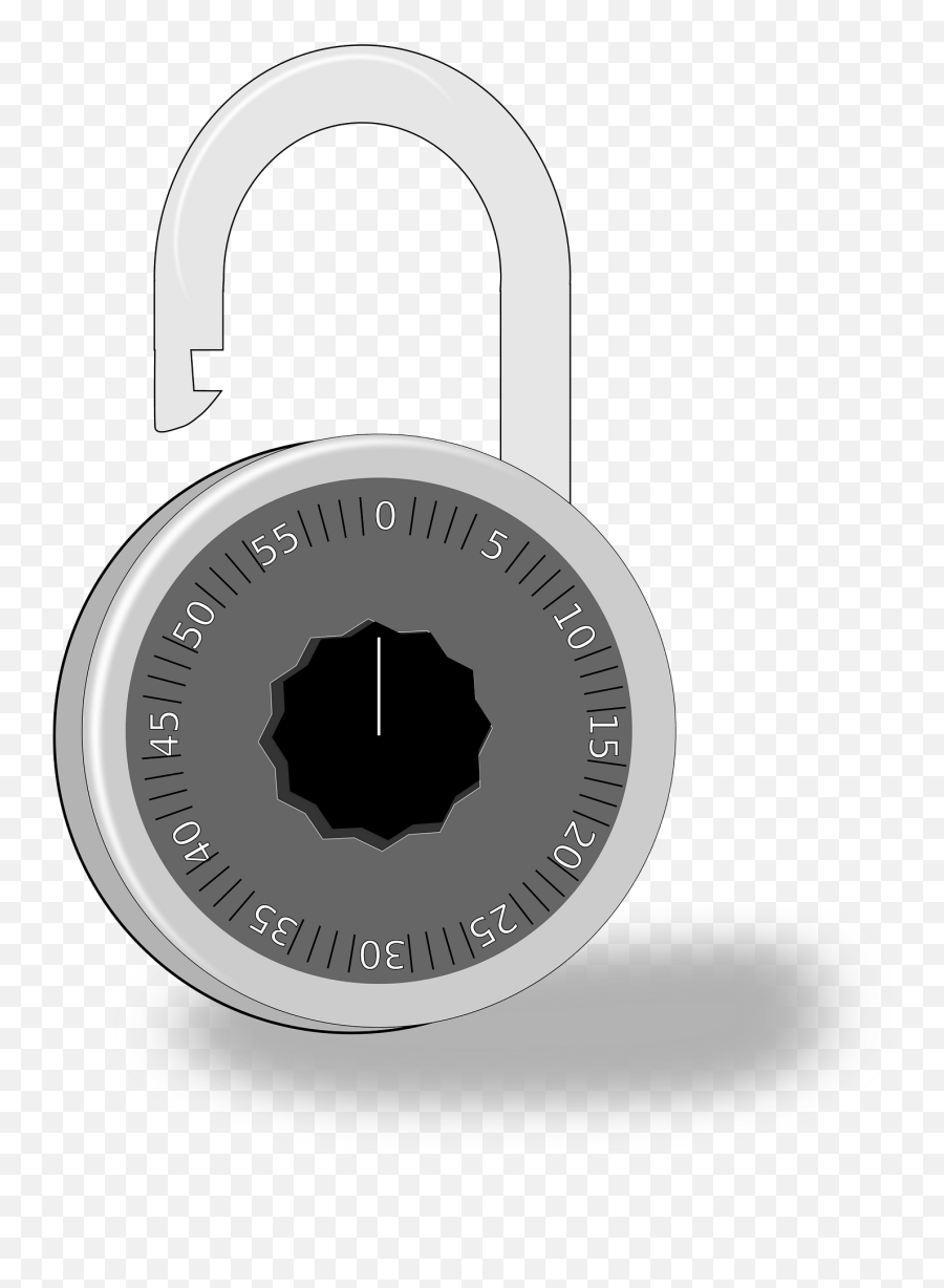 Unlocked Combination Lock - 3 Combination Lock Clipart Emoji,Lock Emoji