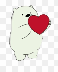 Bear Polar Escandalosos Oso Polar Heart - Ice Bear With Heart Emoji,Polar Bear Emoji