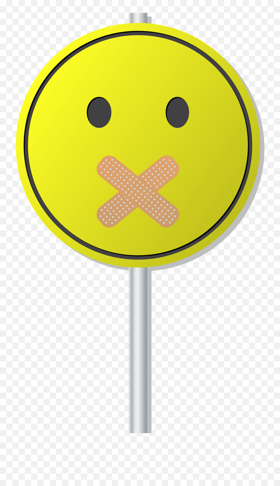 Smiley Taped Mouth Clipart Free Download Transparent Png - Trng Thcs Nguyn Du Qun 1 Emoji,Money Tongue Emoji