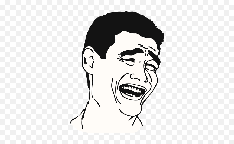 Yao Ming Face Png Transparent Yao Ming Face - Laughing Face Emoji,Emoticon Meme