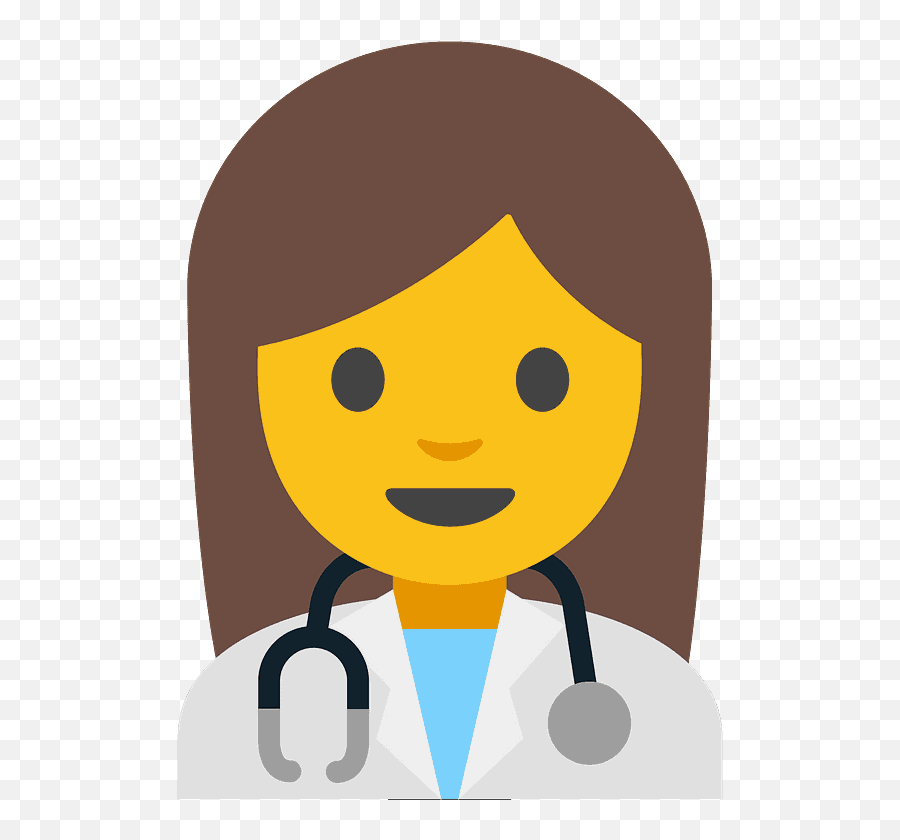 Woman Health Worker Emoji Clipart - Transparent Background Nurse Emoji,Nurse Emoticon