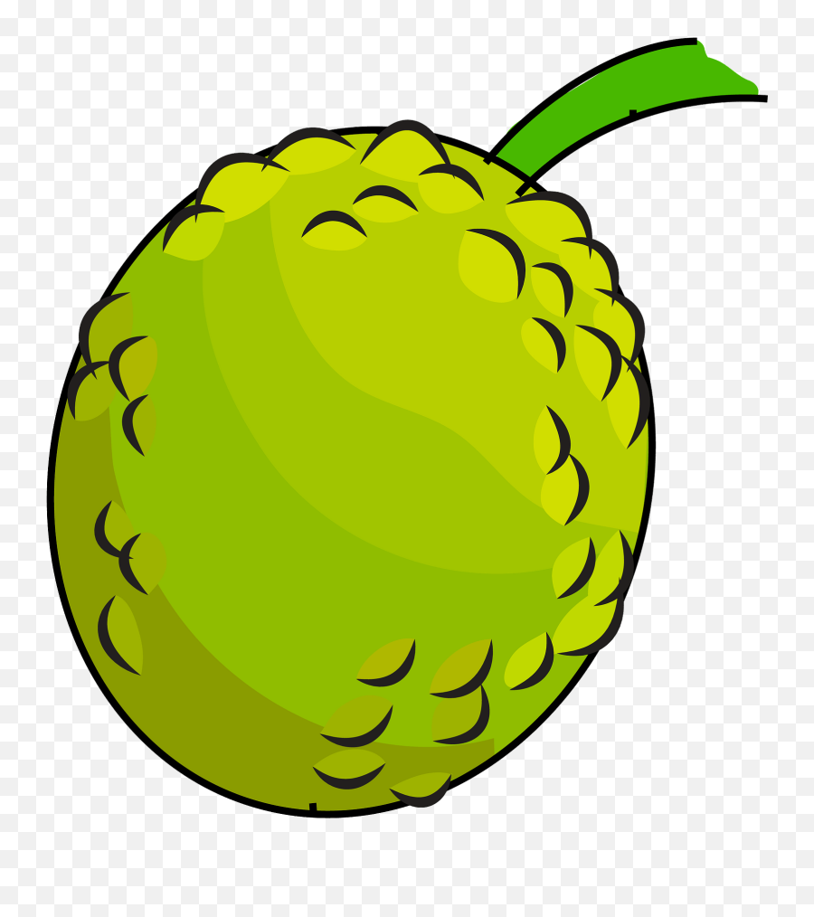 Breadfruit Clipart - Fruta De Pan Dibujo Emoji,Passion Fruit Emoji