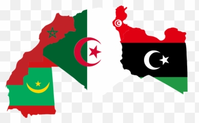 Map Flag Algeria Morocco Tunisia Libya Mauritania - Of Emoji