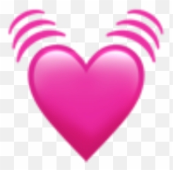 Pink Heartbeat Emoji Iphone Phone - Png