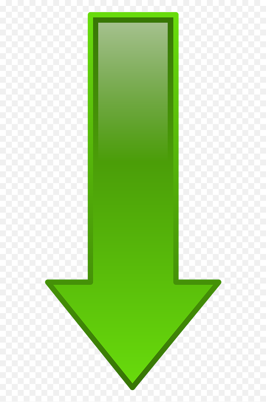 Down Arrow Green Downward Shape - Downward Green Arrow Sign Emoji,Cheese Emoticon