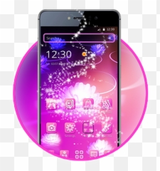 Charismatic Neon Flowers - Iphone Emoji,Lily Flower Emoji