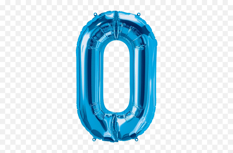 Blue Letter O Balloon - Blue Balloon Letter O Emoji,Blue Letters Emoji