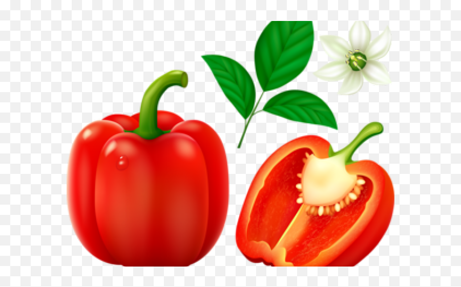 Diced Red Pepper Clipart Png - Red Bell Pepper Png Emoji,Red Pepper Emoji