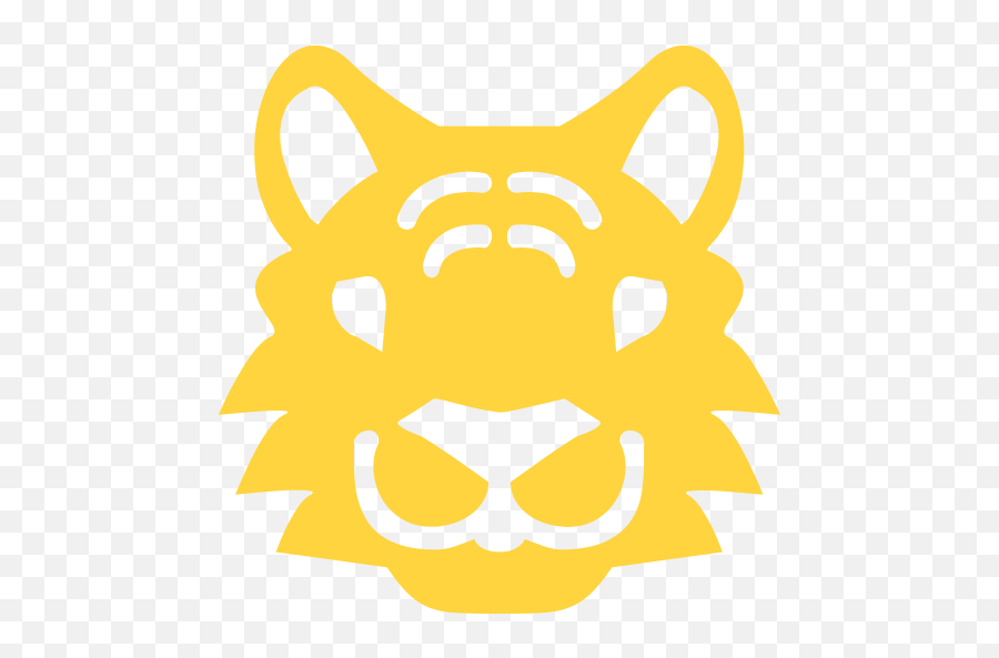 Tiger Emoji For Facebook Email Sms - Clip Art,Tiger Face Emoji