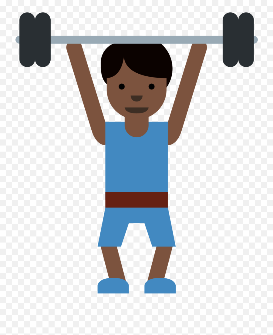 Twemoji2 1f3cb - Exercise Every Day Cartoon Emoji,Weight Emoji