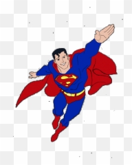 Superman Emoji Art Copy And Paste - Flying Png