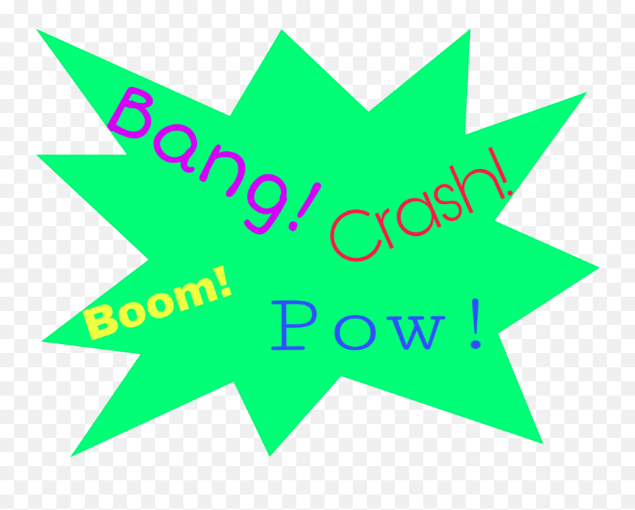 Bang Crash Pow Boom - Sticker By Emmy Jay Illustration Emoji,Bang Emoji