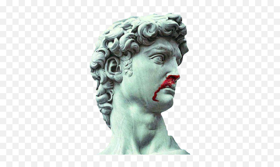 Stayweird Aesthetic Statue Blood - Greek Statues Aesthetic Emoji,Statue Emoji