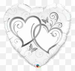 Single Foil Balloons U2013 Page 9 U2013 Funtastic Balloon Creations - Beautiful Silver Hearts Emoji,Heart Emoji Balloons