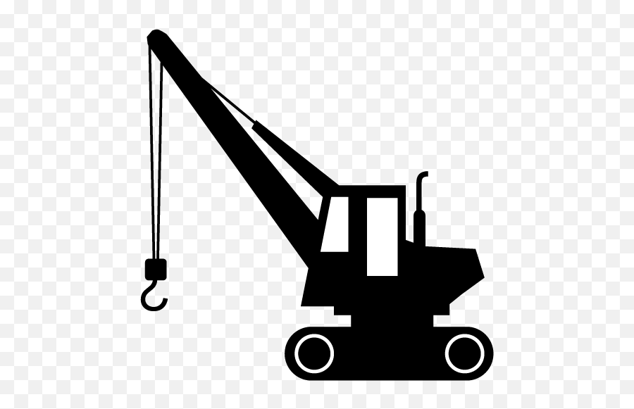 Crane Clipart Heavy Vehicle Crane - Crane Clipart Emoji,Crane Emoji