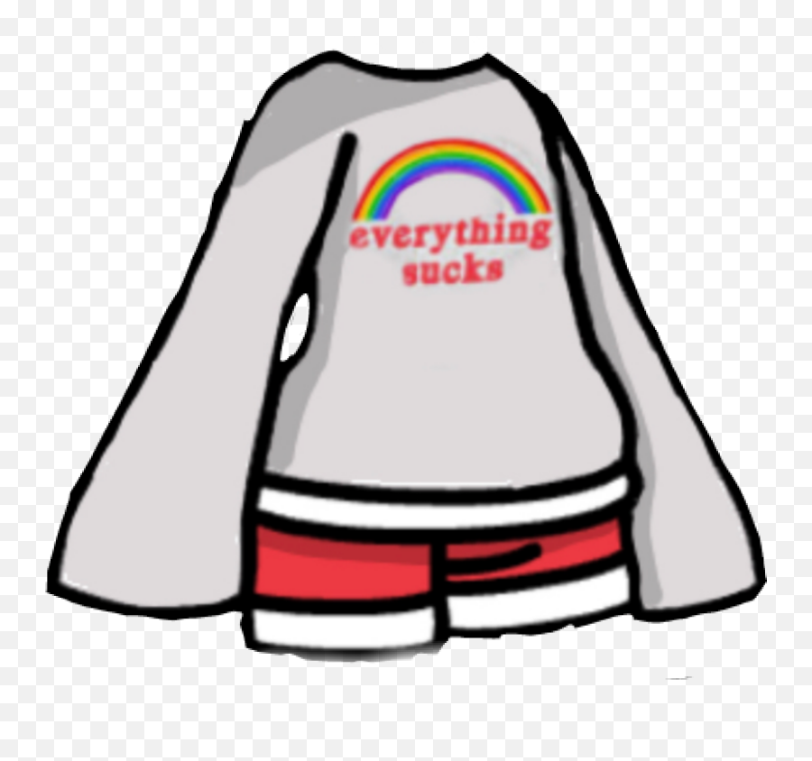 Gachalife Dressesgachalife Remix - Transparent Gacha Life Rainbow Clothes Emoji,Life Jacket Emoji