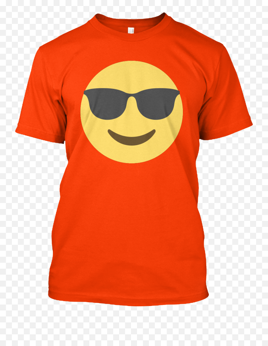 Download T Shirt Cool Sunglasses Emoji Smile Face Hanes - Canning Town Station,Sunglasses Emoji Transparent Background