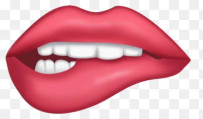 Lips Emoji Sticker -