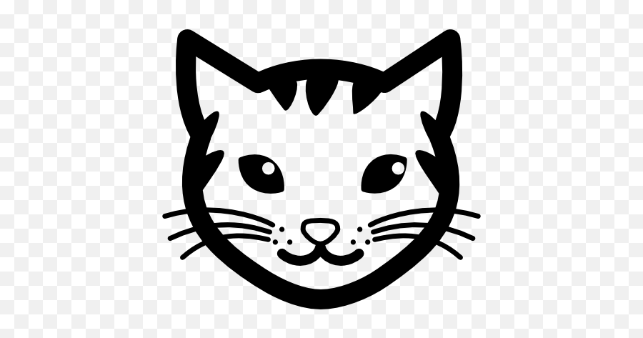 Cat Face Vector At Getdrawings - Cat Vector Icon Emoji,Cat Faces Emoticons