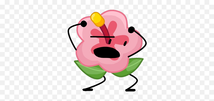 Hibiscus - Happy Emoji,Hibiscus Emoji