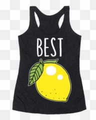 Lemon Emoji Racerback Tank Tops - Sleeveless Shirt,Lemon Emoji