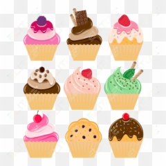Adesivos - Cupcake Emoji,Muffin Emoji