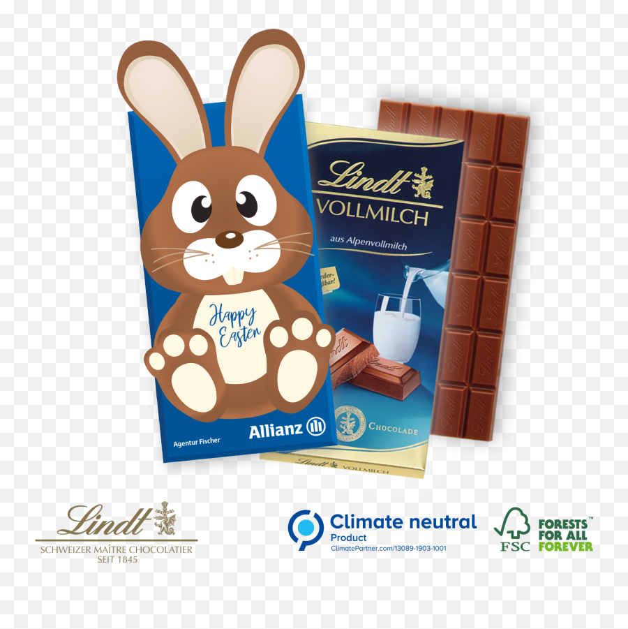 Novelty Easter 100g Lindt Chocolate Bar Easter - Types Of Chocolate Emoji,Easter Bunny Emoji