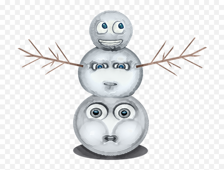 Smiley Snowman Smiley Emoji Olaf The Snowman - Maeve,Boo Emoji